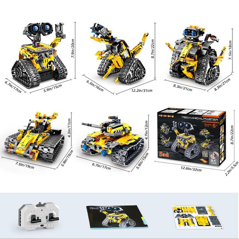5-in-1 Robot Building Set